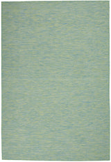 4' X 6' Blue Power Loom Area Rug