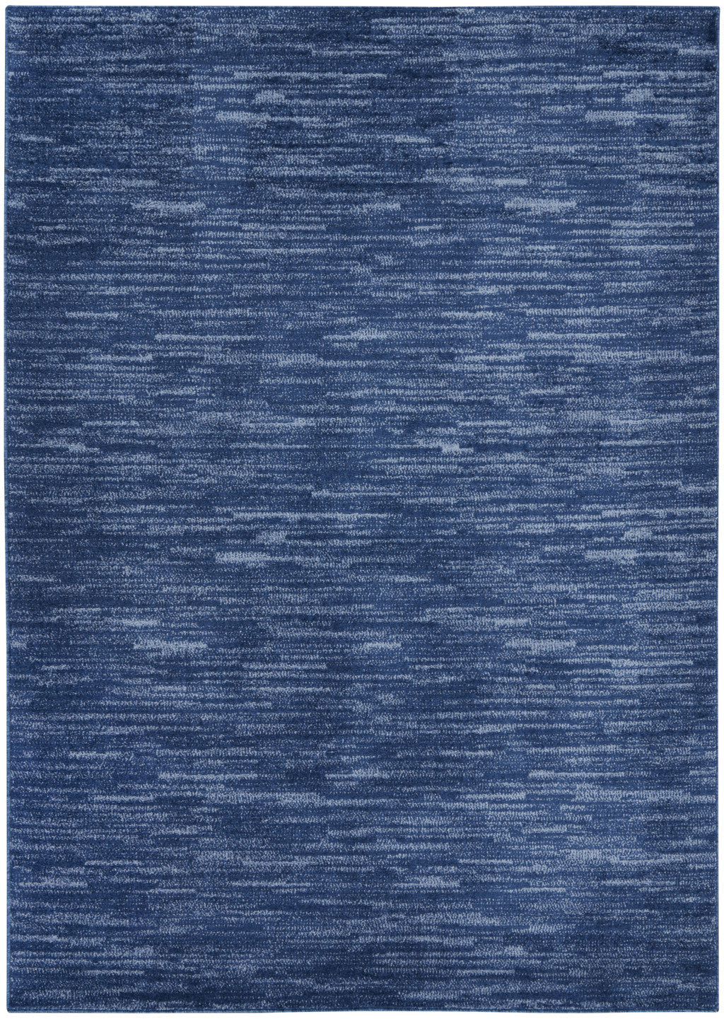 5' X 8' Navy Blue Power Loom Area Rug