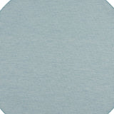 6' Aqua Round Power Loom Area Rug