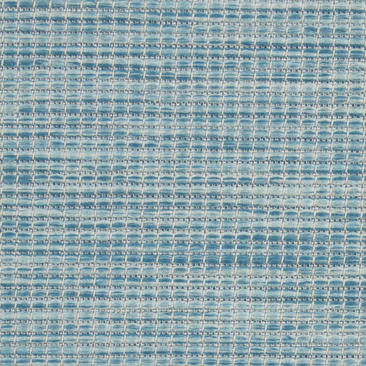 5' X 7' Aqua Indoor Outdoor Area Rug