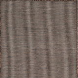 8' Brown Power Loom Runner Rug