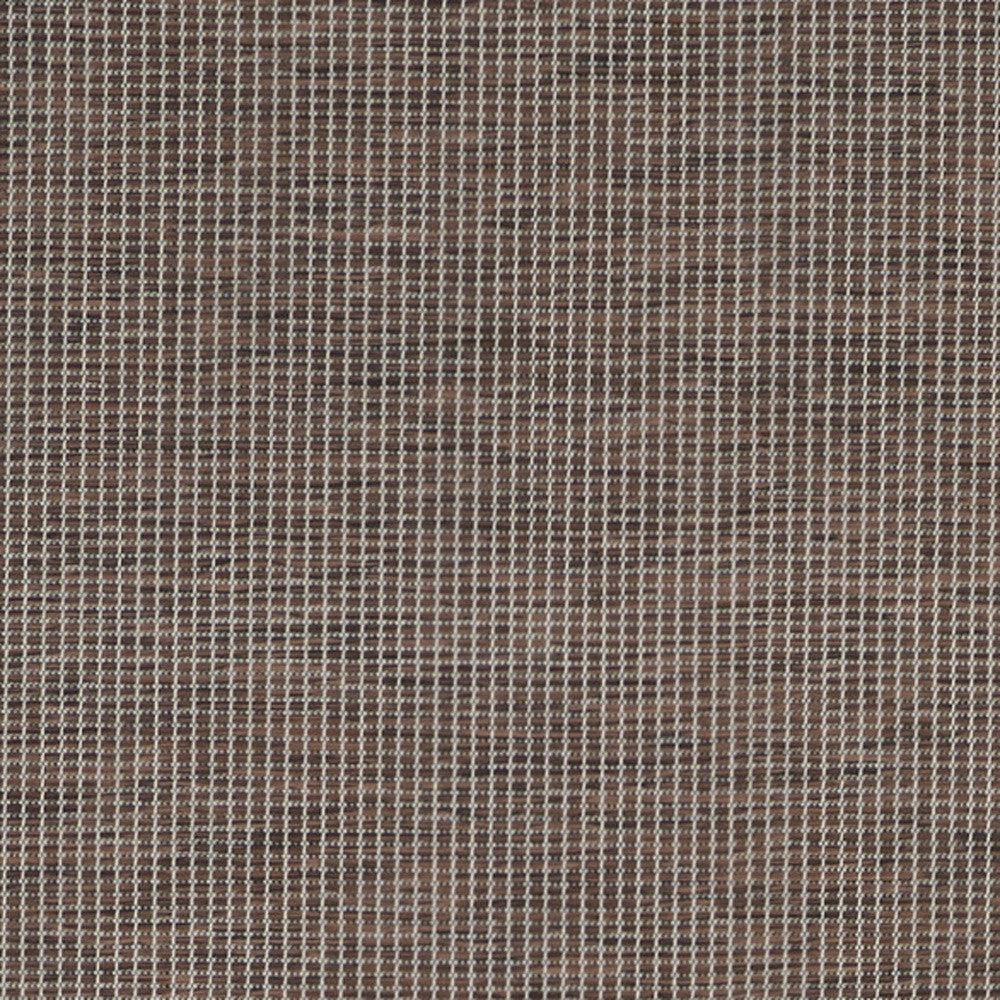 8' Brown Power Loom Runner Rug