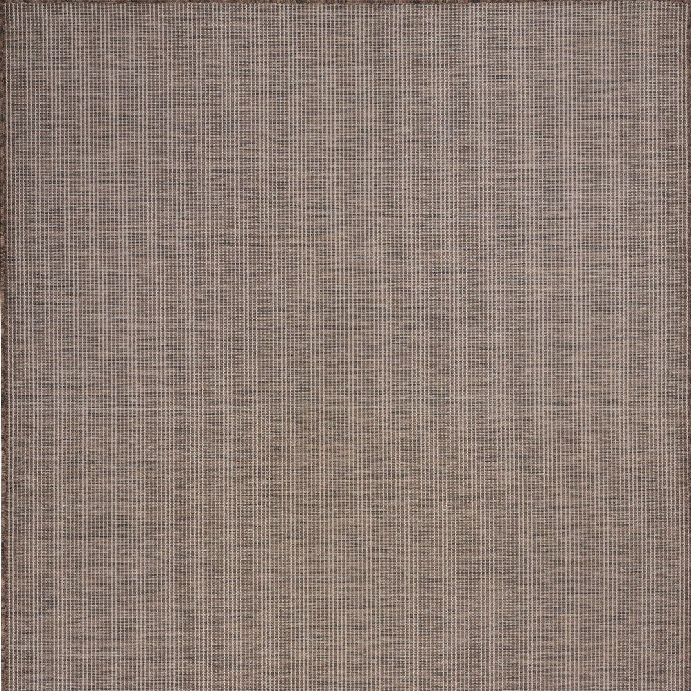 4' X 6' Brown Power Loom Area Rug