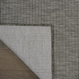 5' X 7' Charcoal Indoor Outdoor Area Rug