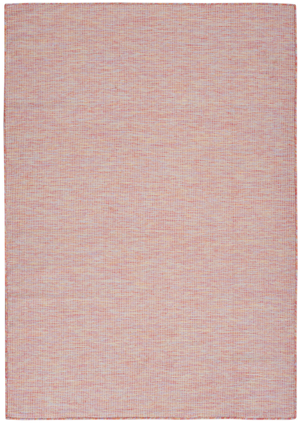 5' X 7' Red Indoor Outdoor Area Rug