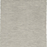 8' Gray Power Loom Runner Rug