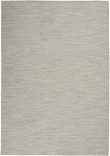 5' X 7' Light Gray Indoor Outdoor Area Rug