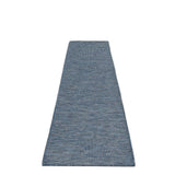 12' Navy Blue Power Loom Runner Rug