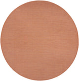 8' Terracotta Indoor Outdoor Area Rug