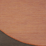 8' Terracotta Indoor Outdoor Area Rug