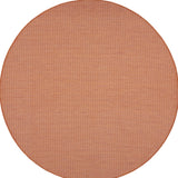 8' Terracotta Indoor Outdoor Area Rug