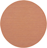 6' Terracotta Indoor Outdoor Area Rug