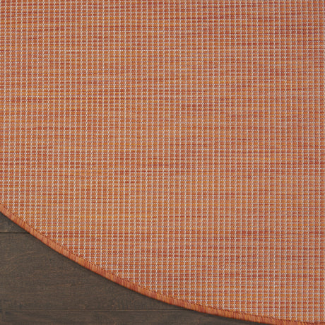 6' Terracotta Indoor Outdoor Area Rug