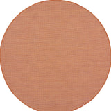 6' Terracotta Indoor Outdoor Area Rug