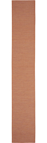 12' Rust Power Loom Runner Rug