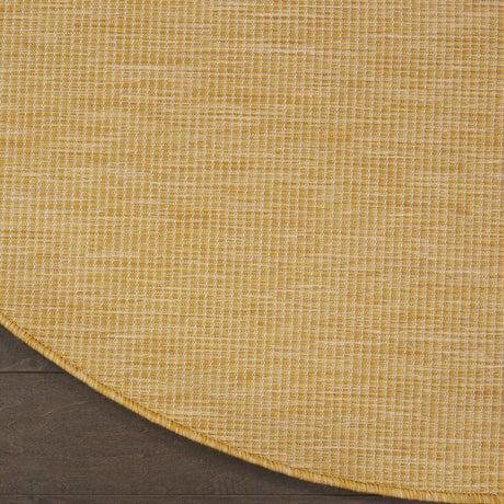 6' Yellow Indoor Outdoor Area Rug