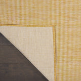 5' X 7' Yellow Indoor Outdoor Area Rug