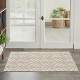 3' X 4' Gray and Ivory Floral Indoor Outdoor Area Rug