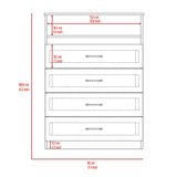 Two Piece White Bedroom Set