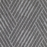 6' X 9' Gray and Blue Geometric Stain Resistant Indoor Outdoor Area Rug