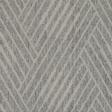 6' X 9' Gray and Blue Geometric Stain Resistant Indoor Outdoor Area Rug