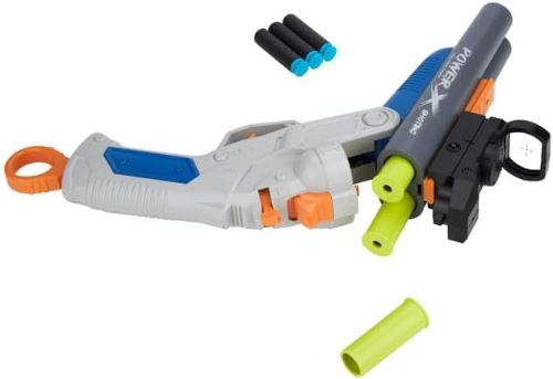 Contixo Double Barrel Foam Dart Blaster - Safe Toy with Shell Ejection by Contixo