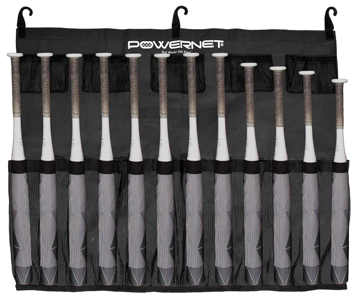 PowerNet Hanging Bat Bag Caddy for Hanging up to 12 Bats on Fence (1169)