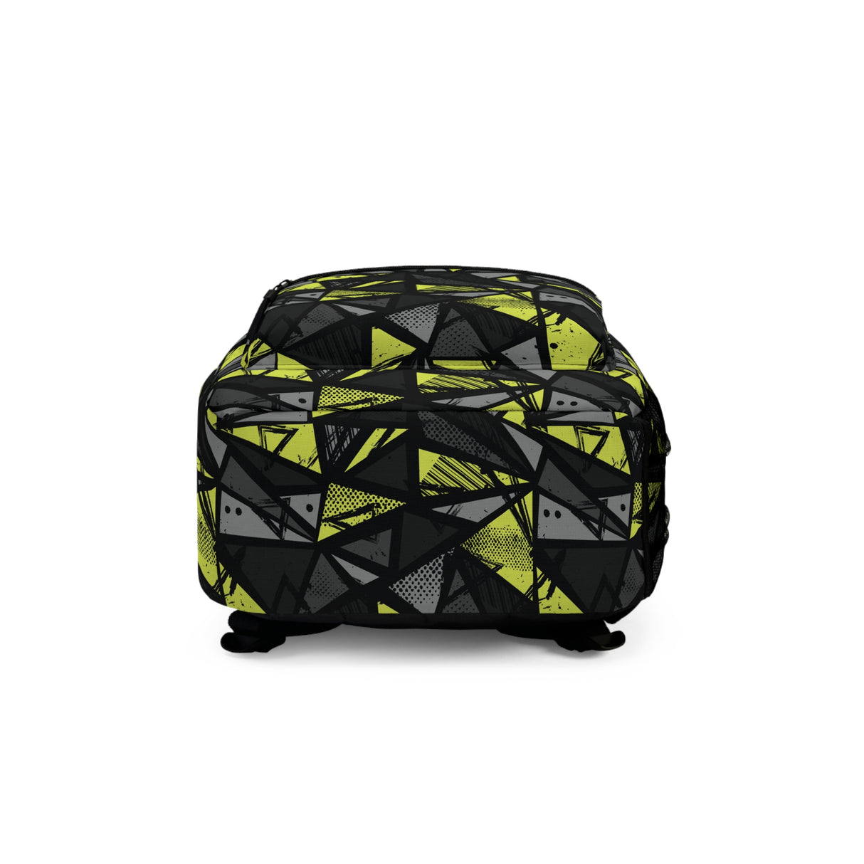 Kids Abstract Black Yellow Backpack