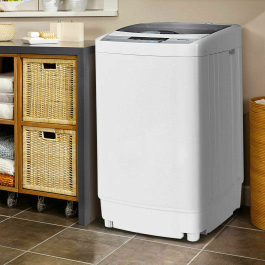 12 lbs Full-automatic Washing Machine with 10 Wash Programs