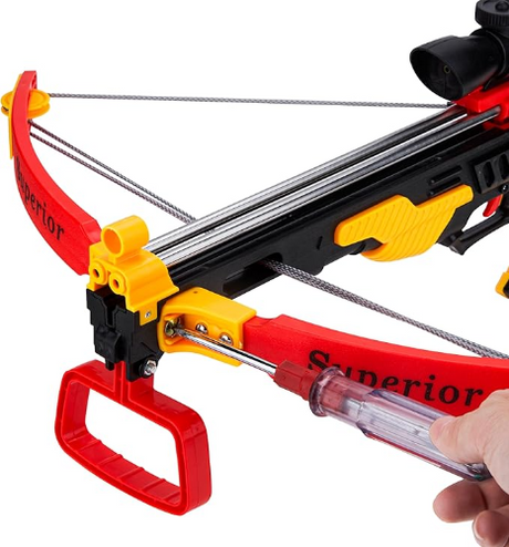 Contixo Crossbow & Arrow Toy Set - Infrared, 3 Suction Arrows, Target by Contixo