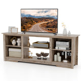 70-Inch TV Stand for up to 75" Flat Screen TVs with Adjustable Shelves-Gray