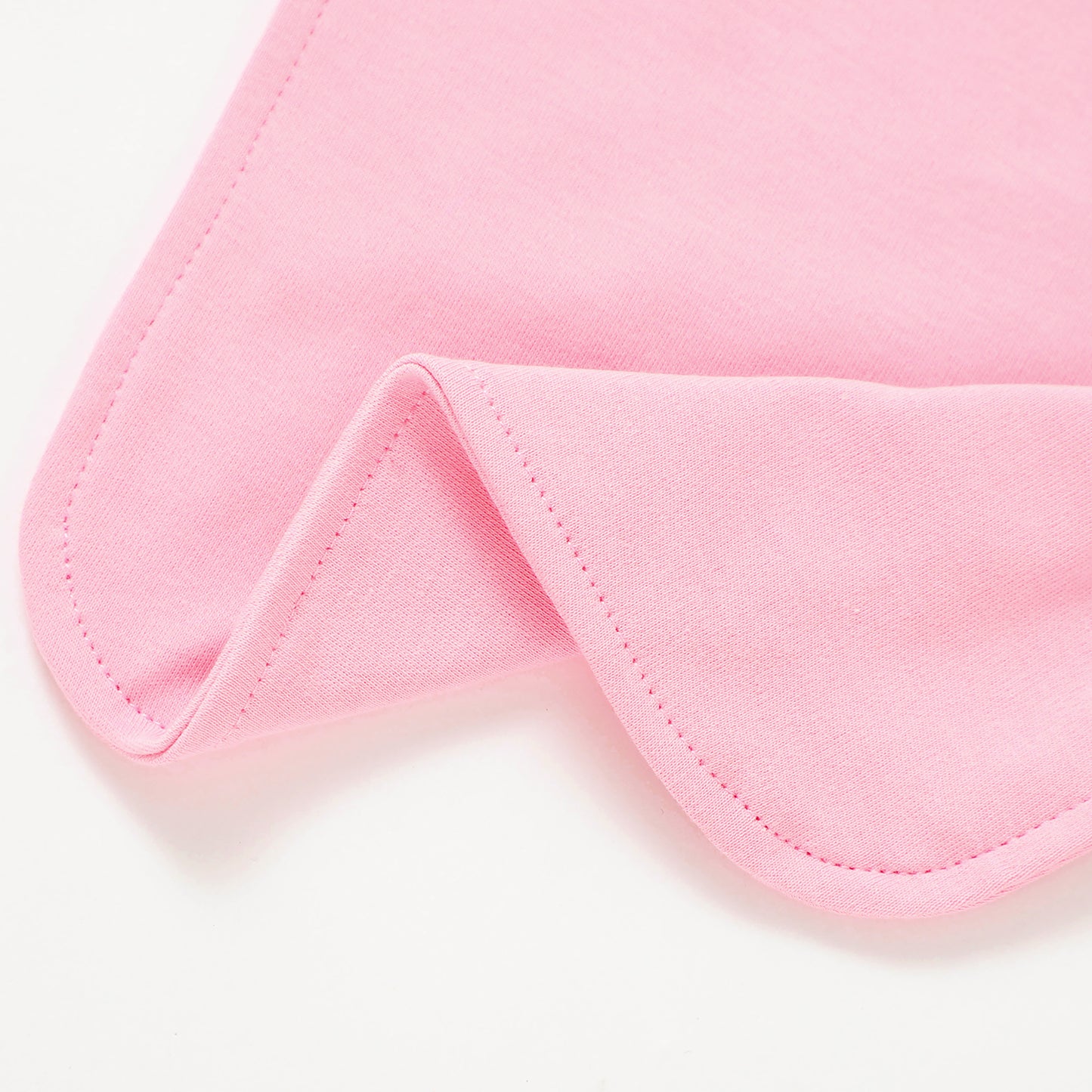 Aidens Corner Organic Cotton Baby Bibs | Pink
