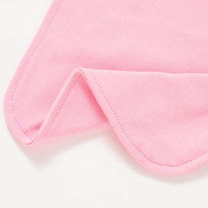 Aidens Corner Organic Cotton Baby Bibs | Pink