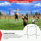 PowerNet Freestanding Volleyball Warm-Up Net, Adjustable and Portable (1178)