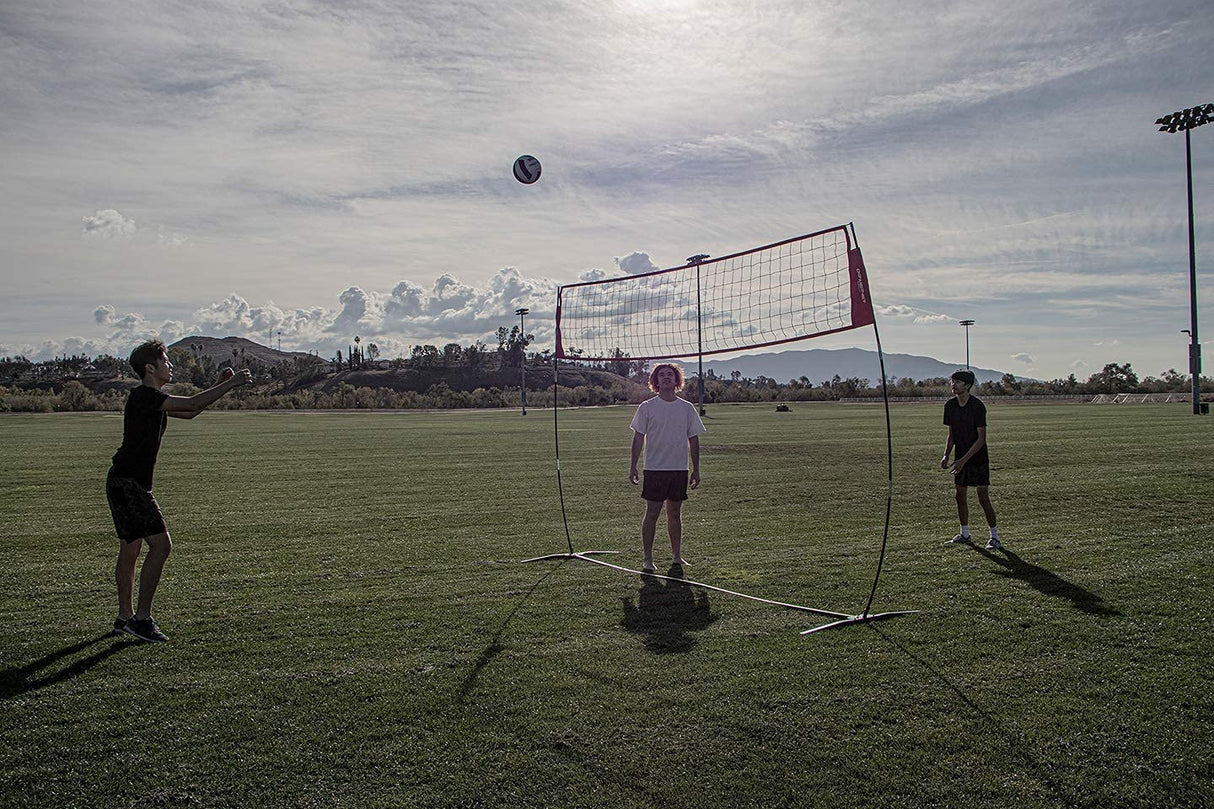 PowerNet Freestanding Volleyball Warm-Up Net, Adjustable and Portable (1178)