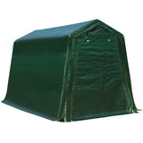 Outdoor Carport Shed with Sidewalls and Waterproof Ripstop Cover-7 x 12 ft