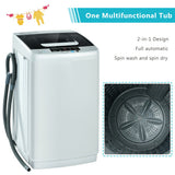 8.8 lbs Portable Full-Automatic Laundry Washing Machine with Drain Pump