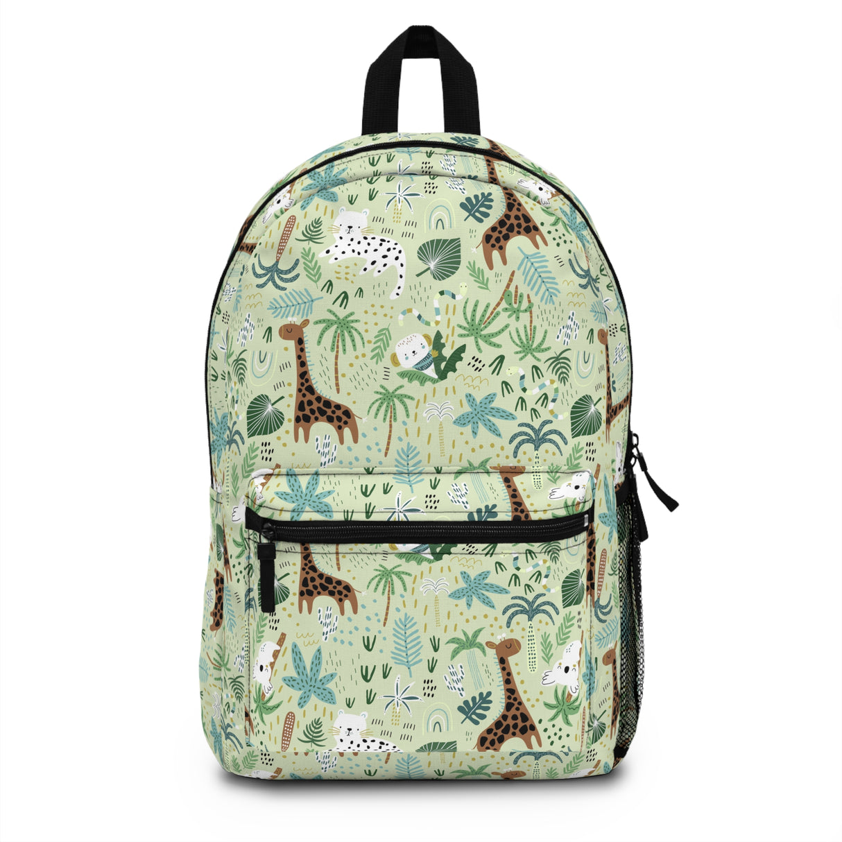 Kids Animals Green Backpack