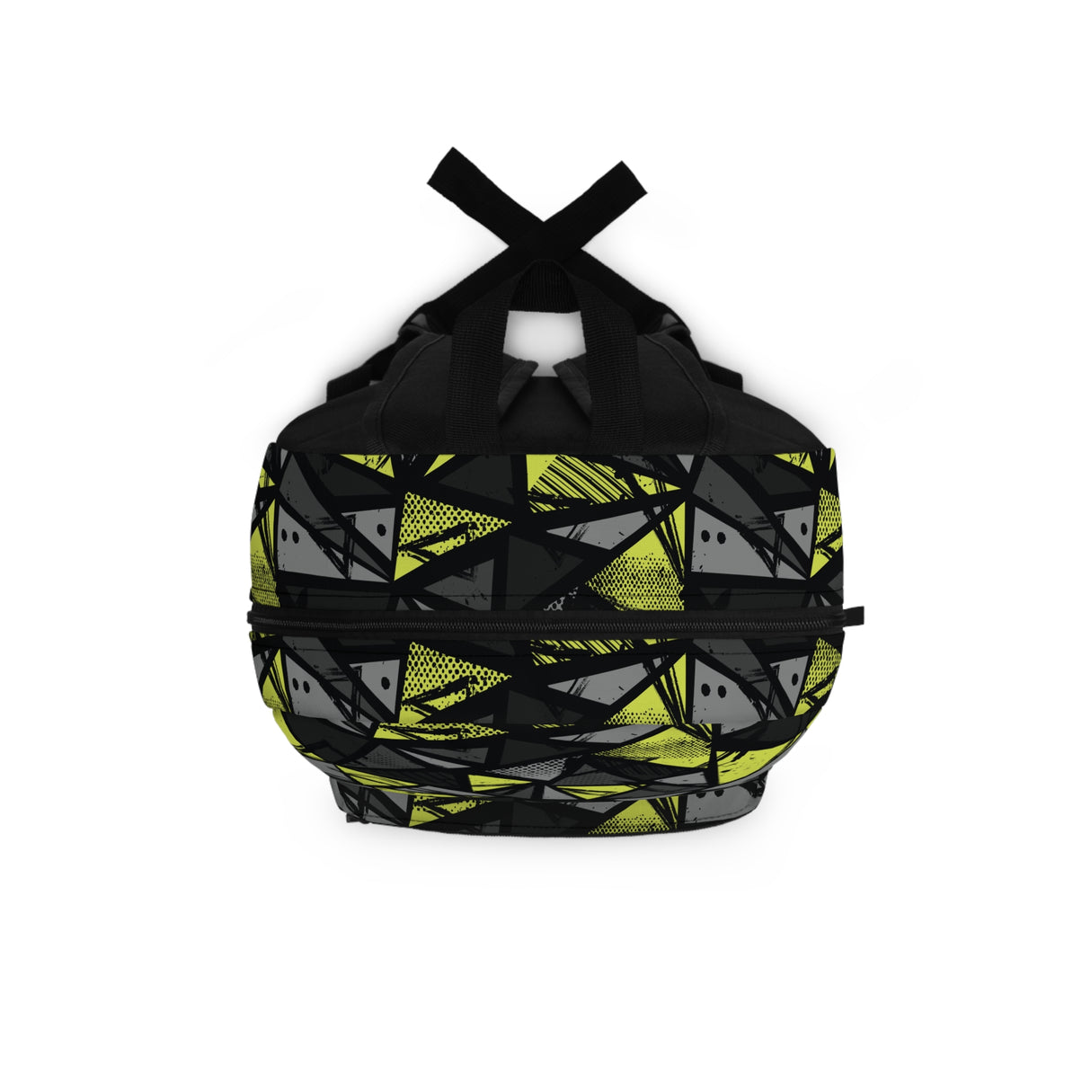 Kids Abstract Black Yellow Backpack