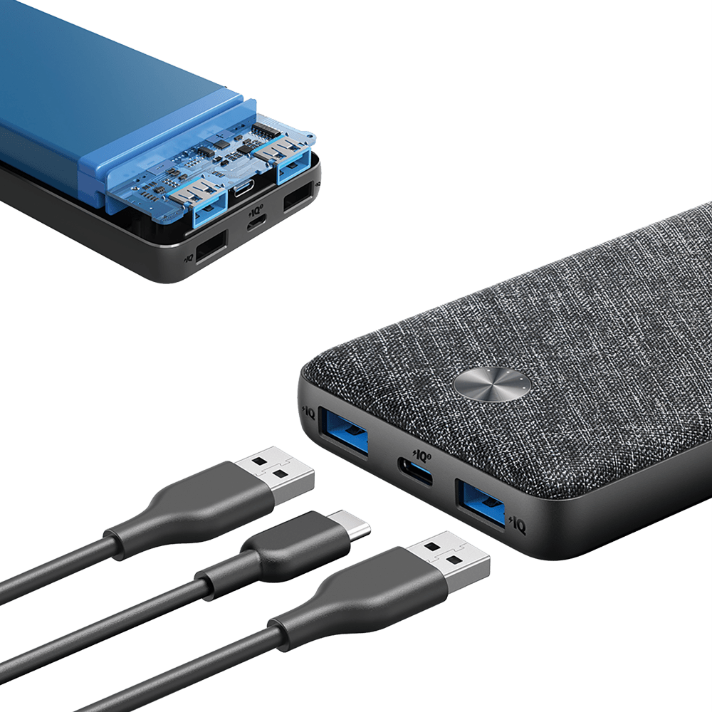 Anker PowerCore 3 Sense 3 PD Port Power Bank 20W 10,000 mAh by Anker