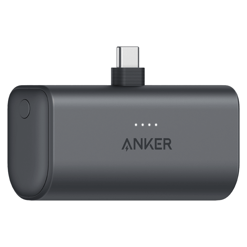 Anker Nano Power Bank with Built-in Foldable USB-C Connector Black by Anker