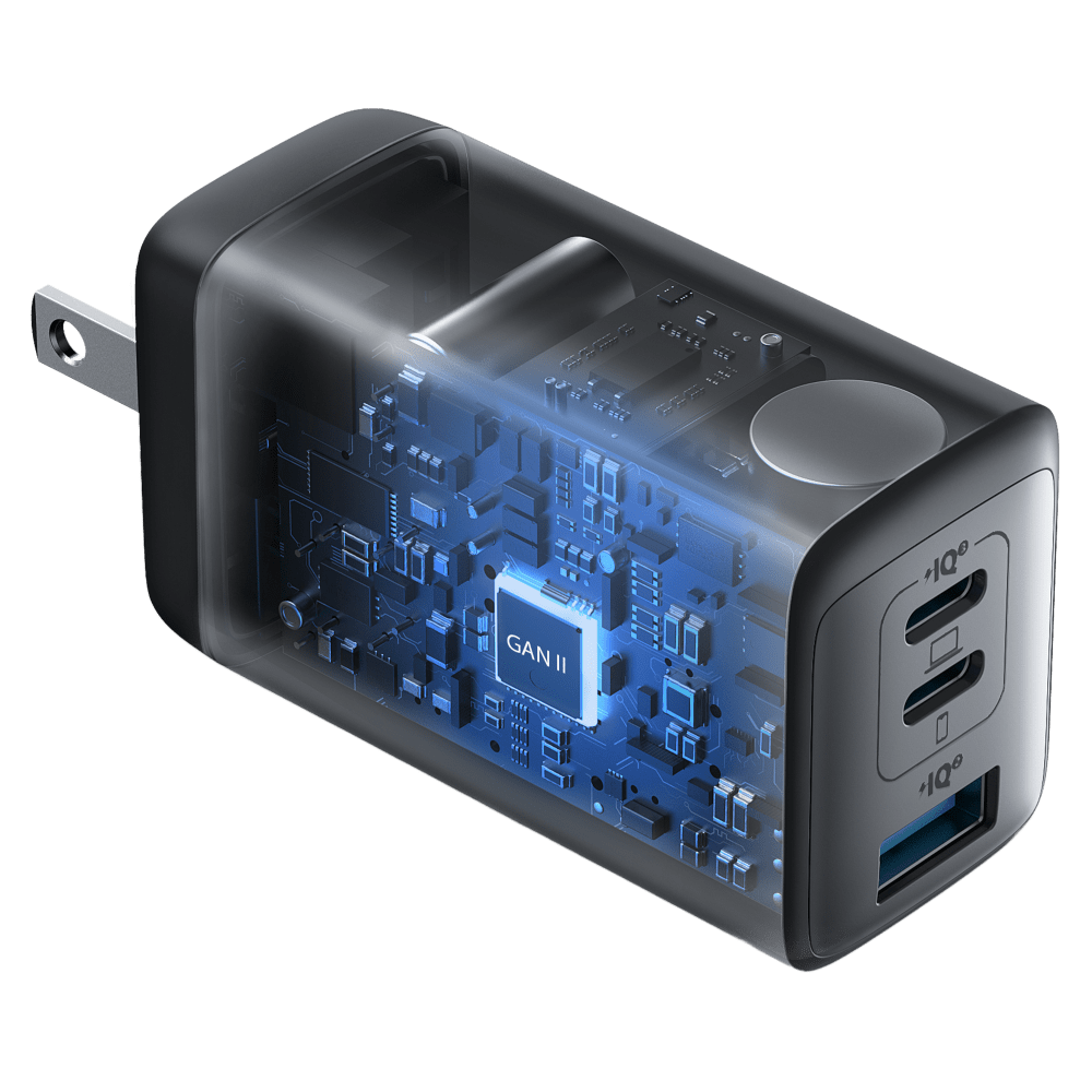 Anker PowerPort 3 3 Port Wall Charger 65W by Anker