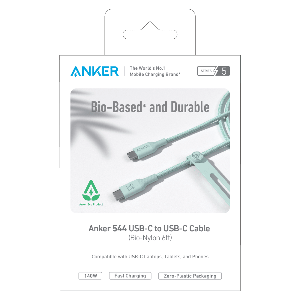 Anker Bio-Braided USB C to USB C Cable 6ft by Anker