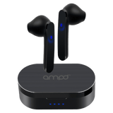 AMPD True Wireless In Ear Headphones with Smart Touch Controls and Charging Pack by AMPD