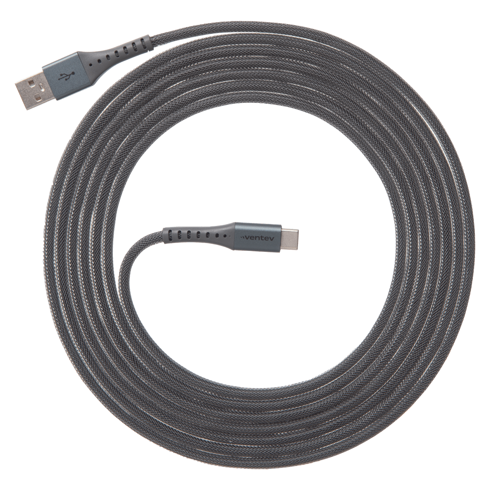 Ventev Chargesync Alloy USB A to USB C Cable 10ft by Ventev