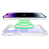 ITSkins Hybrid_R Iridescent MagSafe Case for Apple iPhone 15 / iPhone 14 / iPhone 13 by ITSkins