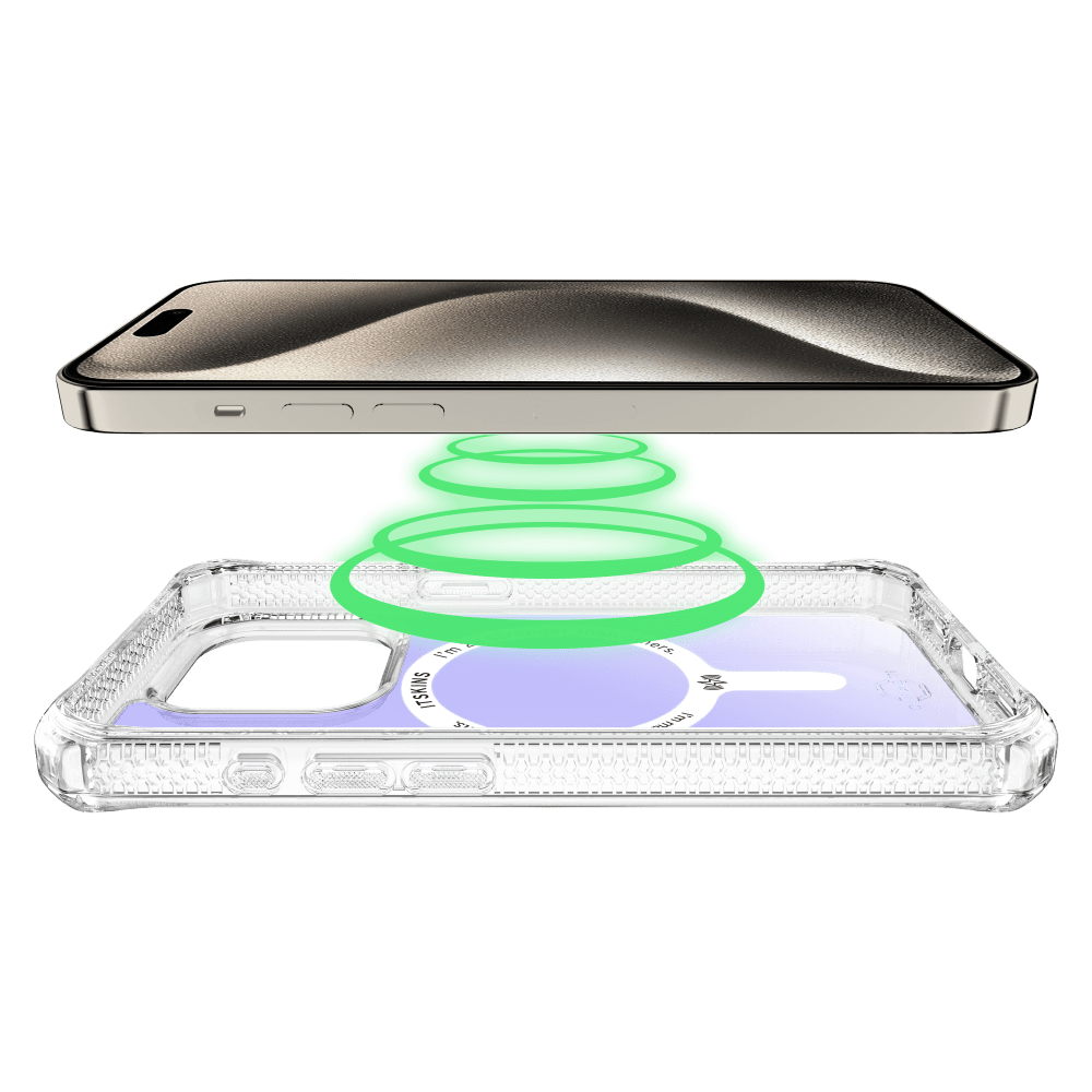 ITSkins Hybrid_R Iridescent MagSafe Case for Apple iPhone 15 Pro by ITSkins