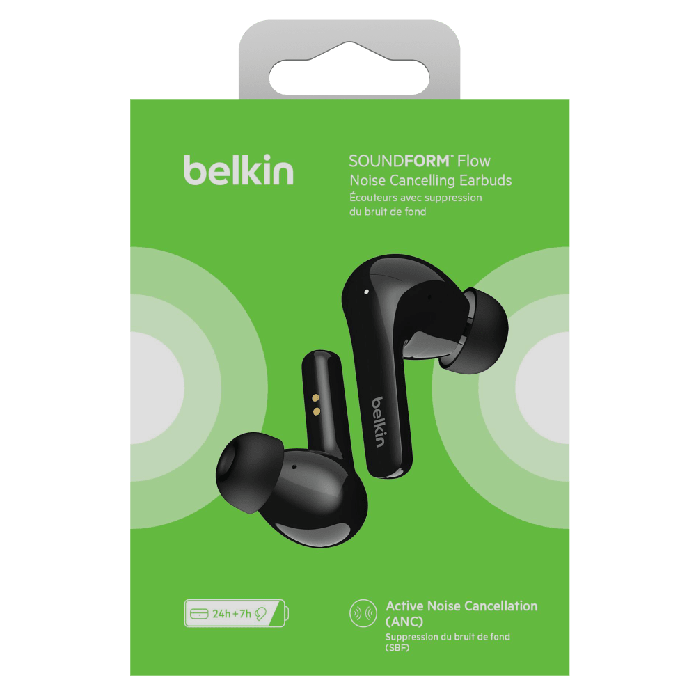 Belkin Belkin - Soundform Flow True Wireless Earbuds - Black Black by Belkin