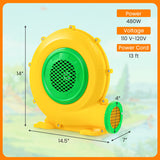 Air Blower Air Pump Fan with Convenient Handle and Ground Stakes-480W