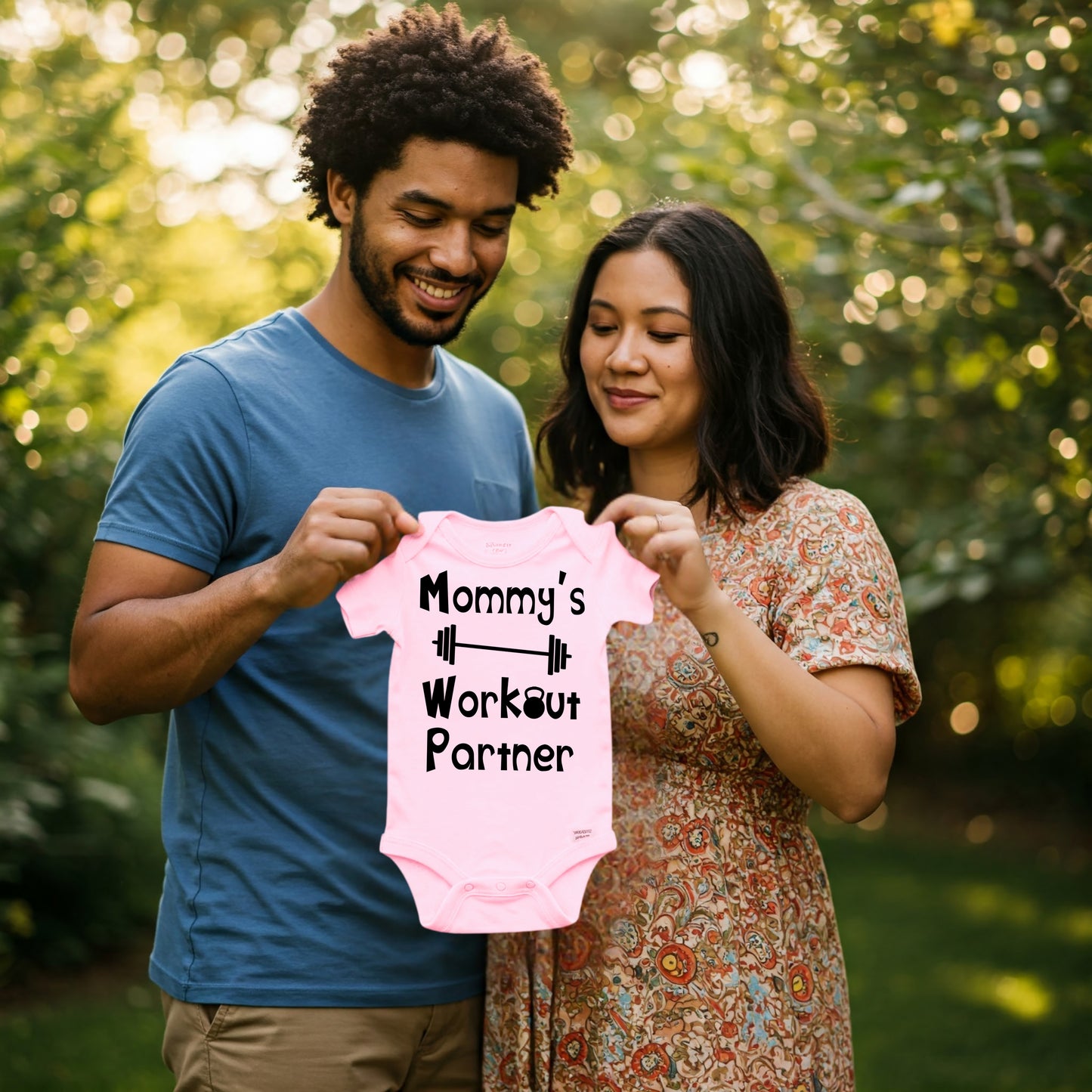 Mommy's Workout Partner Onesies & Bodysuits